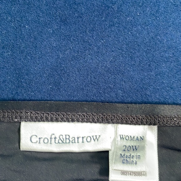 EUC black Croft & Barrow swim bottoms.  Size 20W. Some pilling on the rear back. - Picture 3 of 3